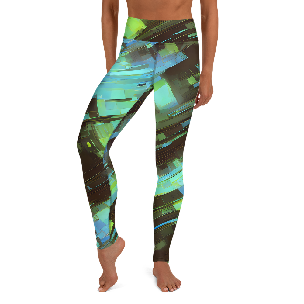 Yoga Leggings - Cyber Shard