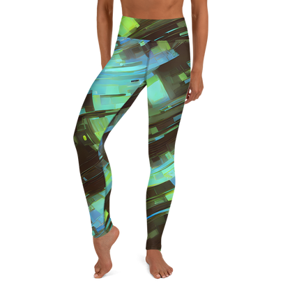 Yoga Leggings - Cyber Shard