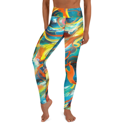 Yoga Leggings - Cecily’S Swirl