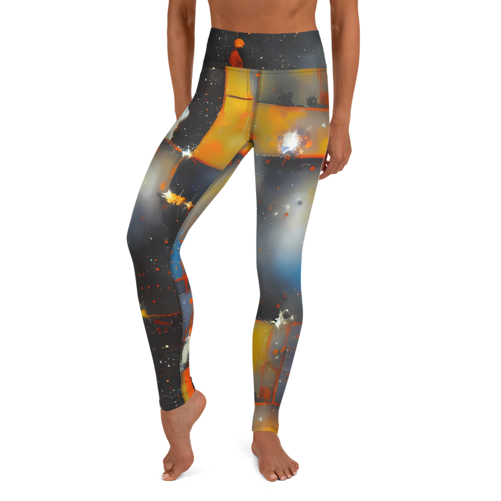 Yoga Leggings - Monet's Matrix