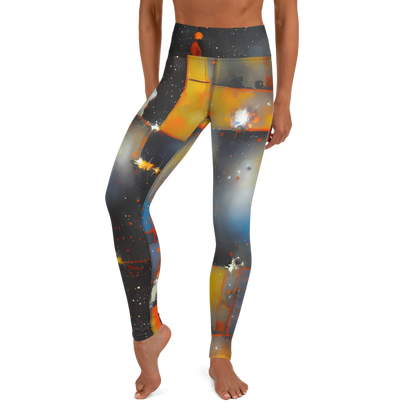 Yoga Leggings - Monet's Matrix