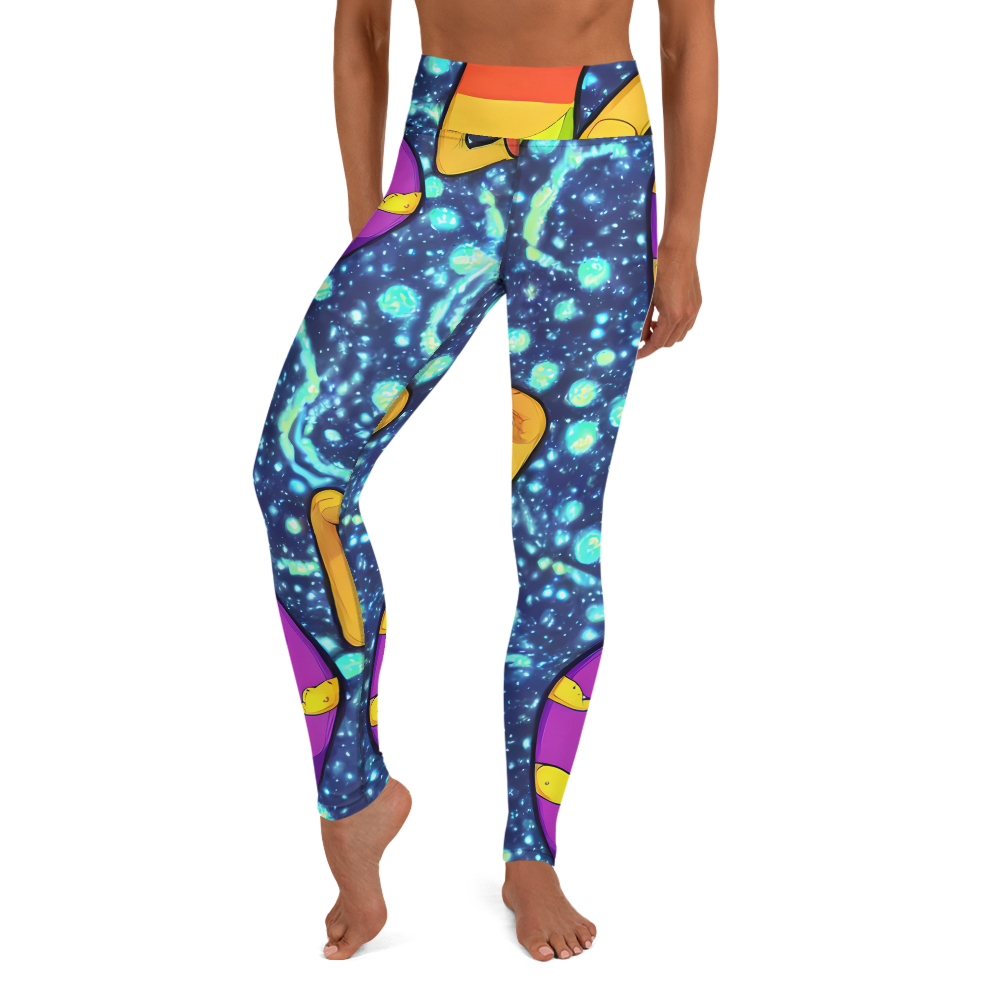 Yoga Leggings - Cosmic Siblings