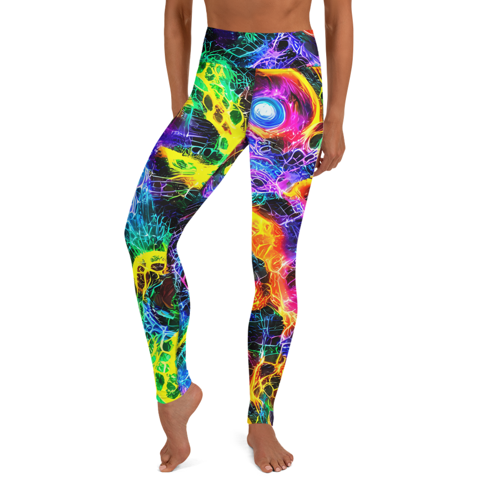 Yoga Leggings - Vivid Veil