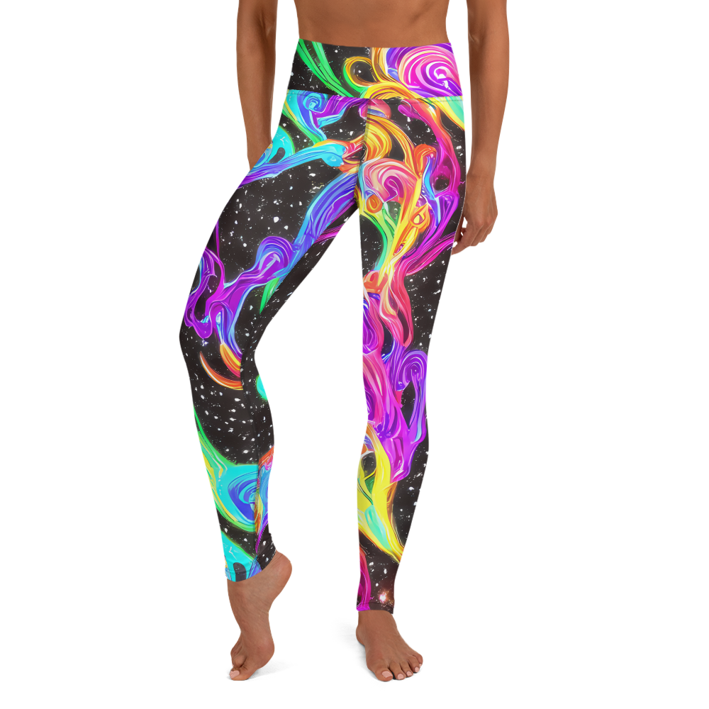 Yoga Leggings - Yuan Whirls