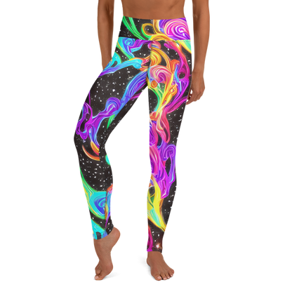 Yoga Leggings - Yuan Whirls