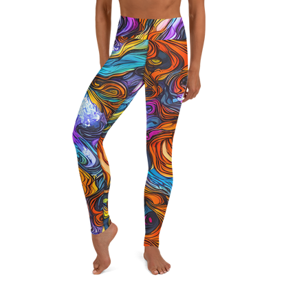 Yoga Leggings - Guiard's Whirl