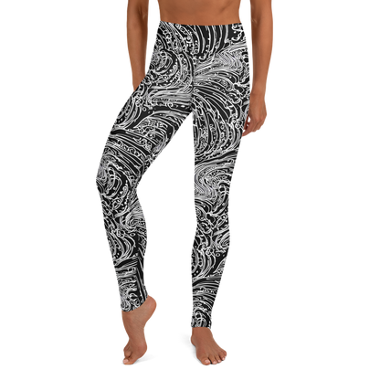 Yoga Leggings - Stellar Tsunami