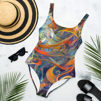 One-Piece Swimsuit - Spectral Swathe