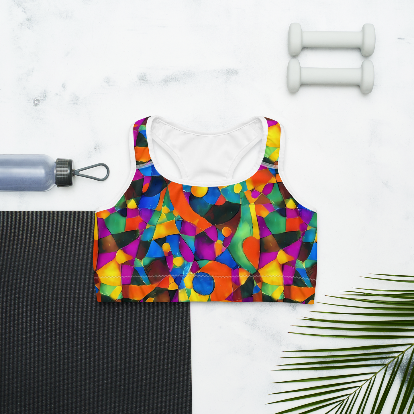 Sports Bra - Galactic Jigsaw