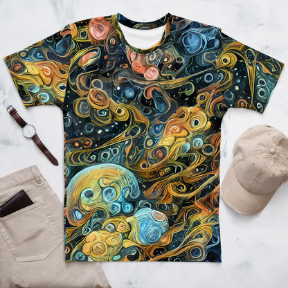 Men's Crew Neck T-Shirt - Wild Cosmos