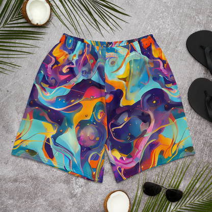 Men's Athletic Shorts - Whimsical Fusion