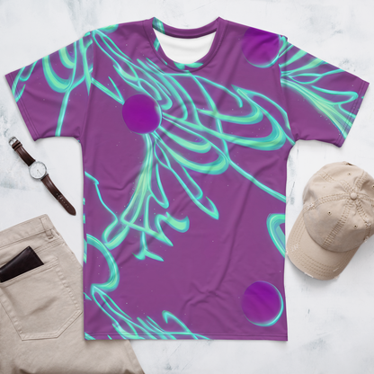 Men's Crew Neck T-Shirt - Neon Drift