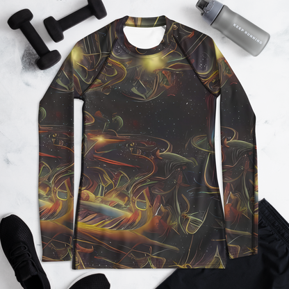 Women's Rash Guard - Galactic Swirl