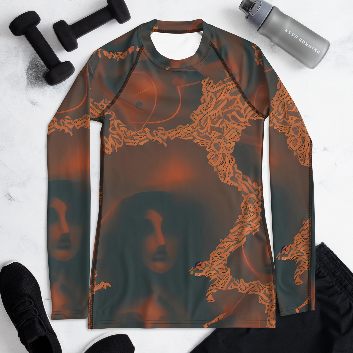 Women's Rash Guard - Chimeric Visage