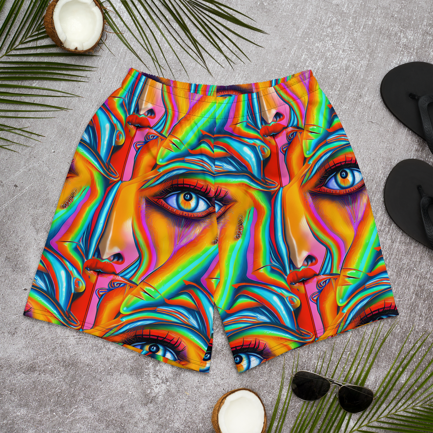 Men's Athletic Shorts - Kaleidovisions