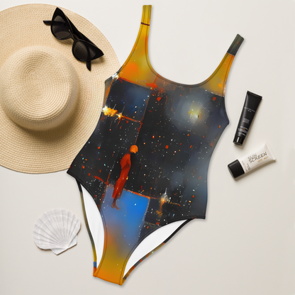 One-Piece Swimsuit - Monet's Matrix