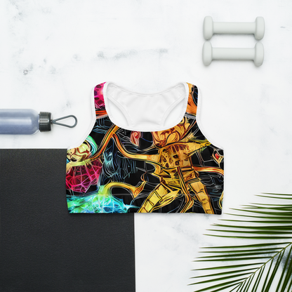 Sports Bra - Psychedelic Pulsar