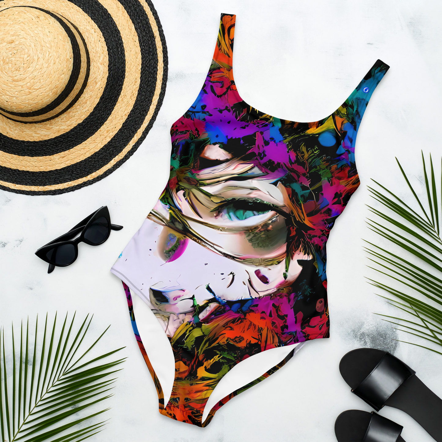 One-Piece Swimsuit - Sultry Smoke