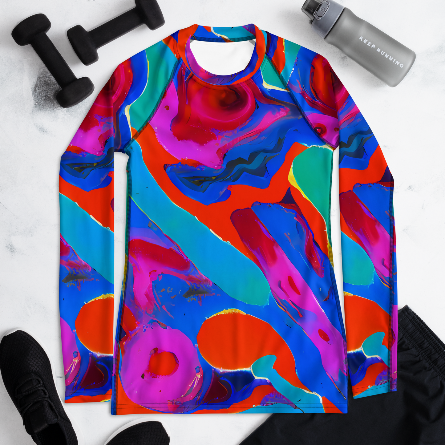 Women's Rash Guard - Irvin Rhapsody