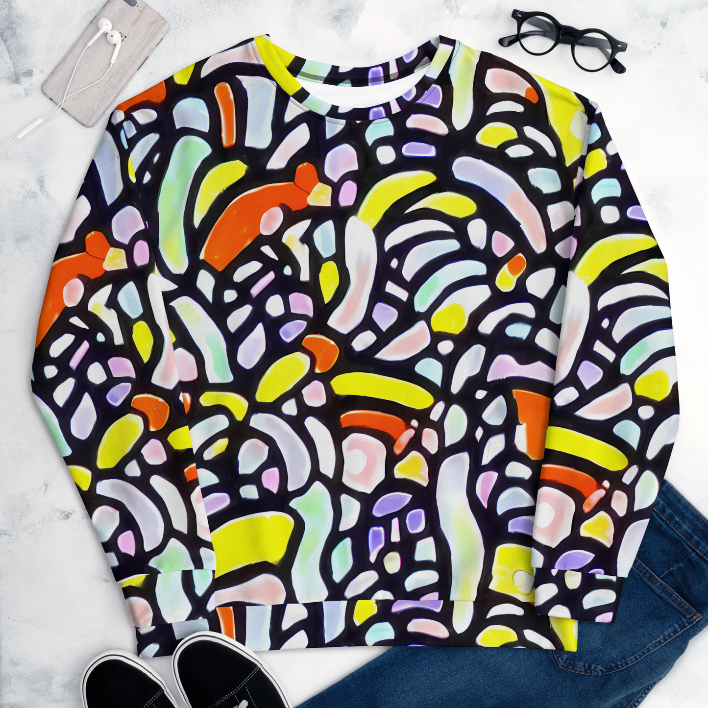 Sweatshirt - Cubist Carousel