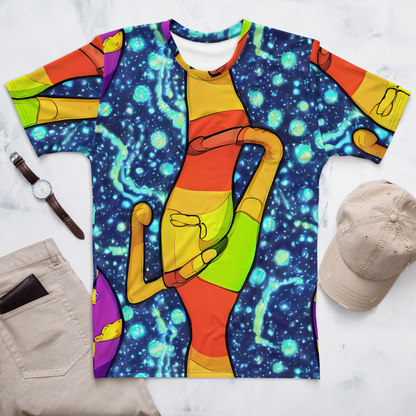 Men's Crew Neck T-Shirt - Cosmic Siblings