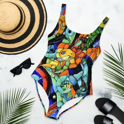 One-Piece Swimsuit - Cascade Muralista