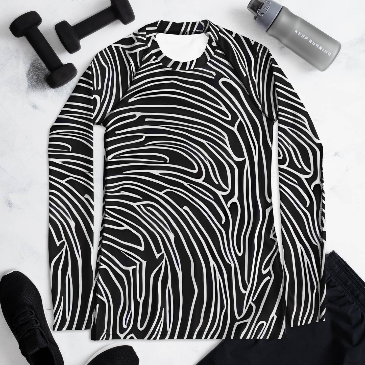 Women's Rash Guard - Acconci Waves