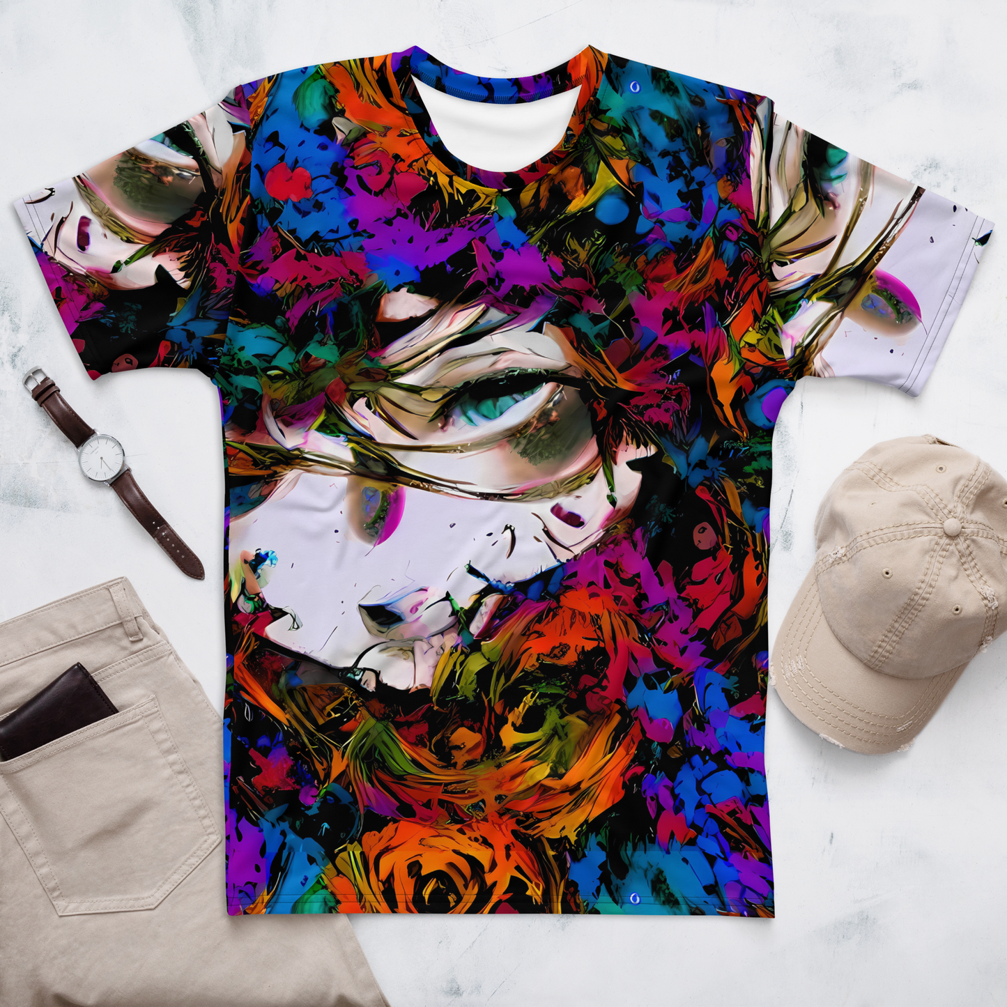 Men's Crew Neck T-Shirt - Sultry Smoke