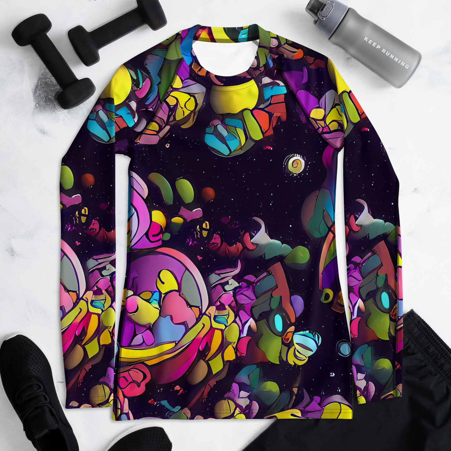 Women's Rash Guard - Galactic Playground