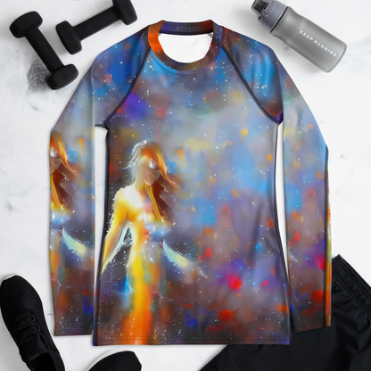 Women's Rash Guard - Impressionist Drift