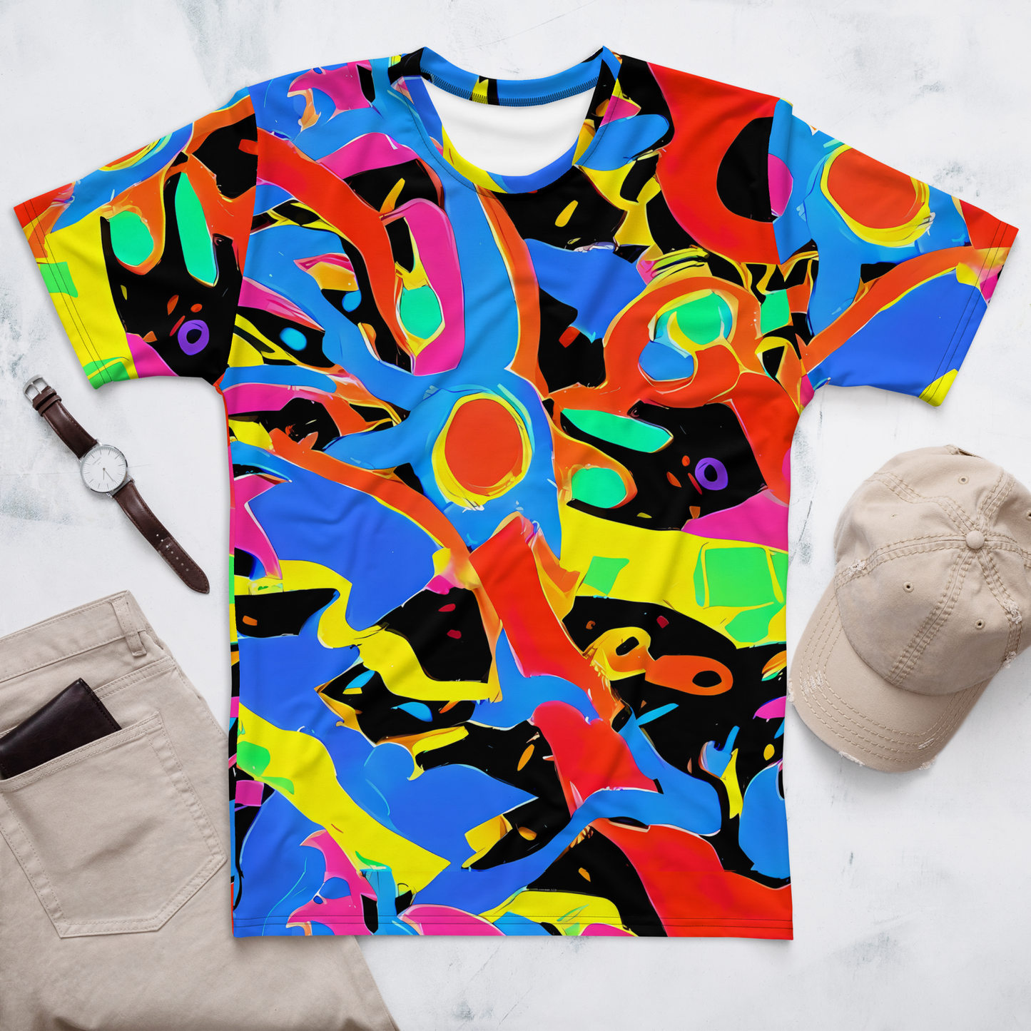 Men's Crew Neck T-Shirt - Orbit Opus