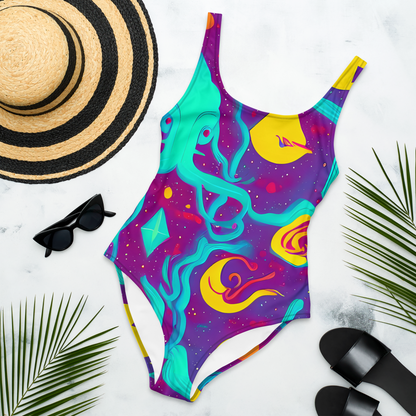 One-Piece Swimsuit - Cosmic Current