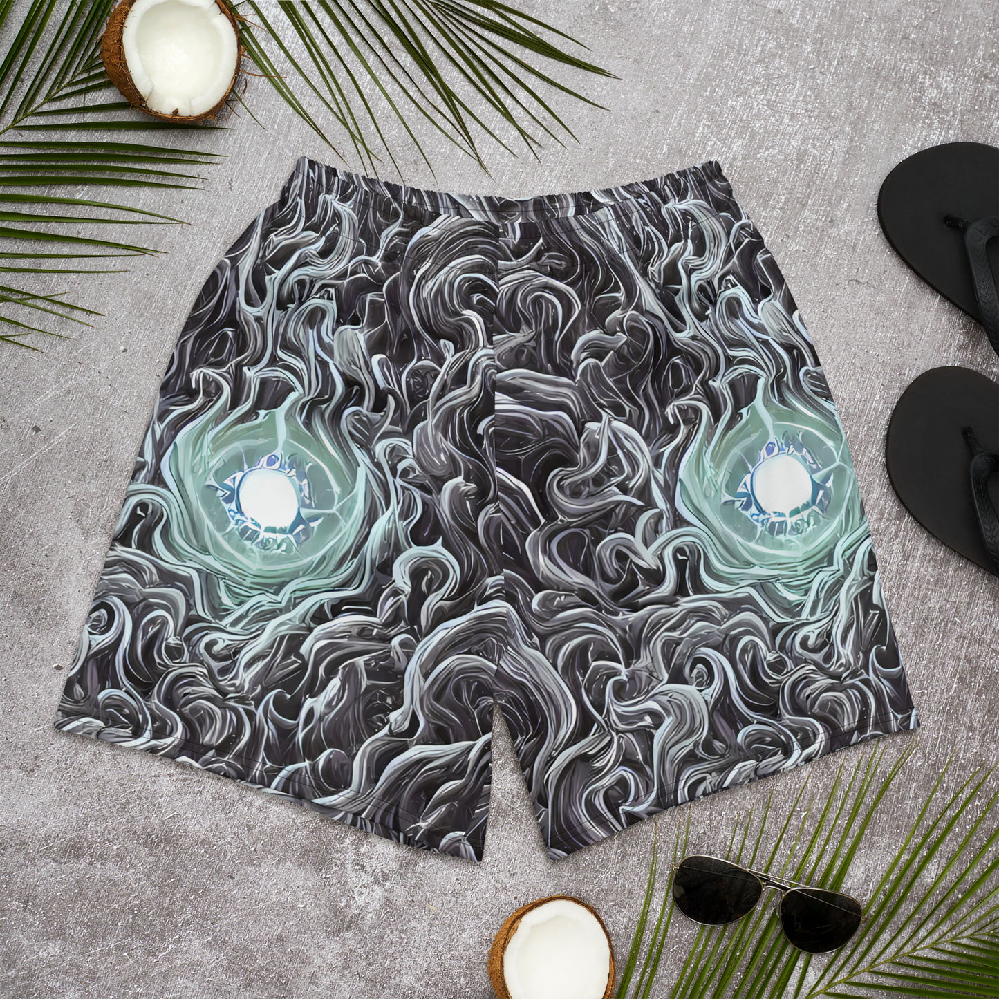 Men's Athletic Shorts - Savrasov Swirls