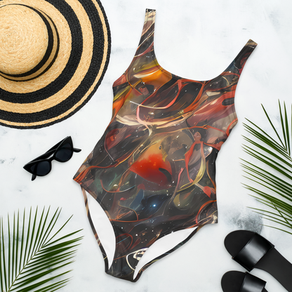 One-Piece Swimsuit - Temporal Vortex