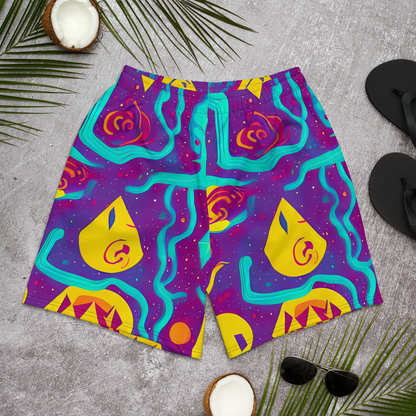 Men's Athletic Shorts - Cosmic Current