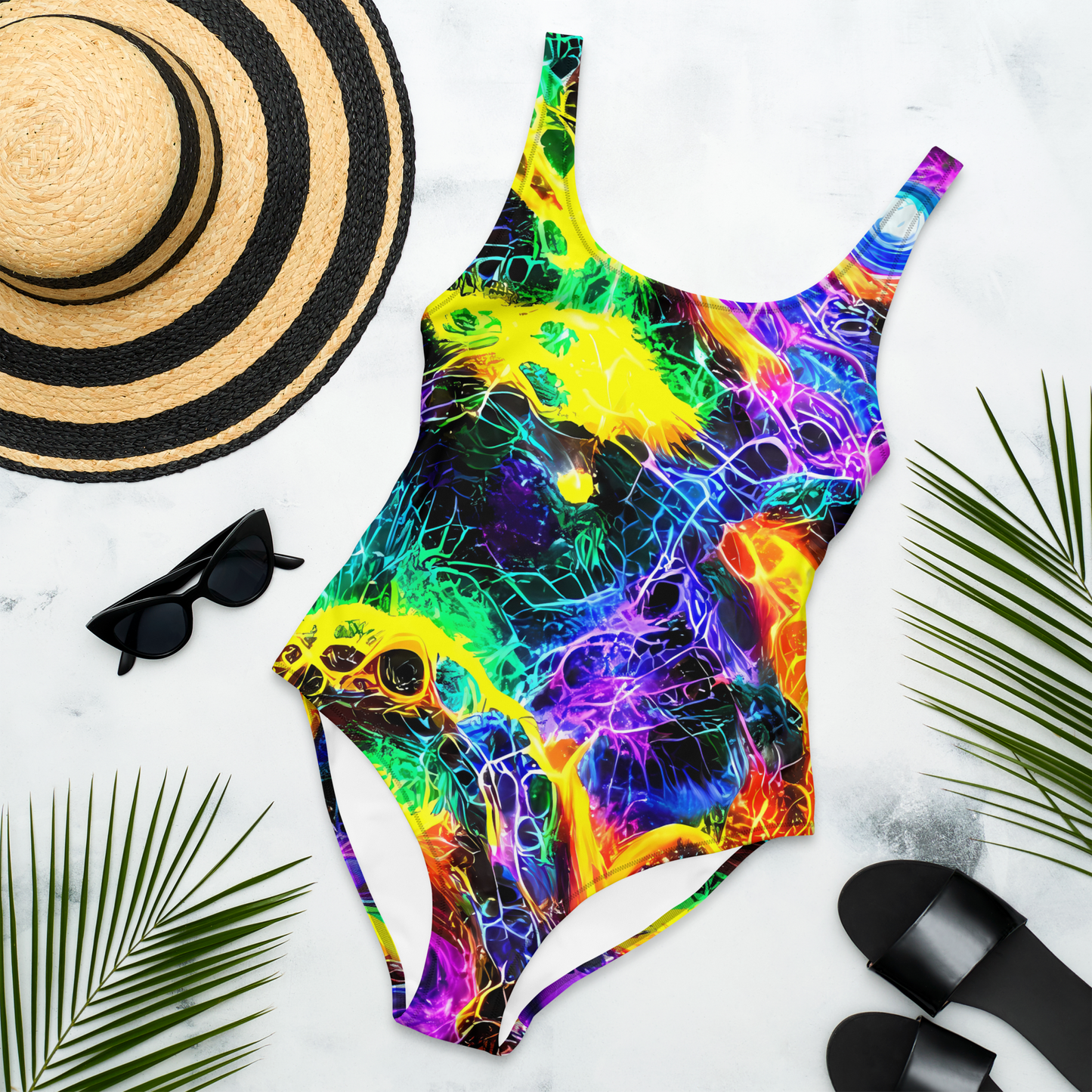 One-Piece Swimsuit - Vivid Veil