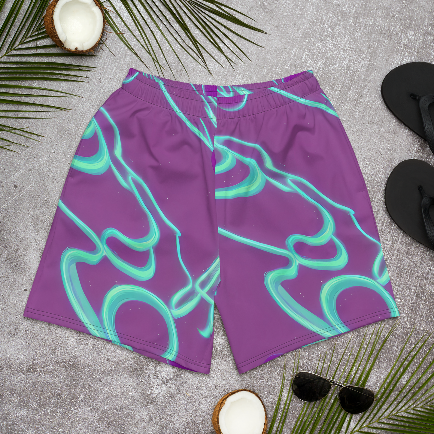 Men's Athletic Shorts - Neon Drift