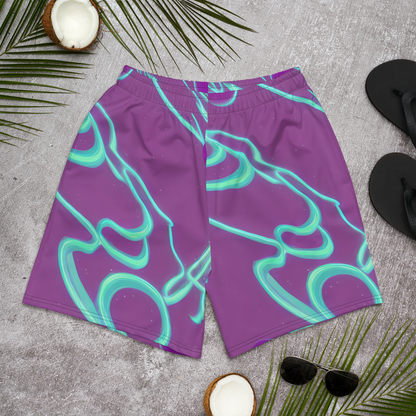 Men's Athletic Shorts - Neon Drift