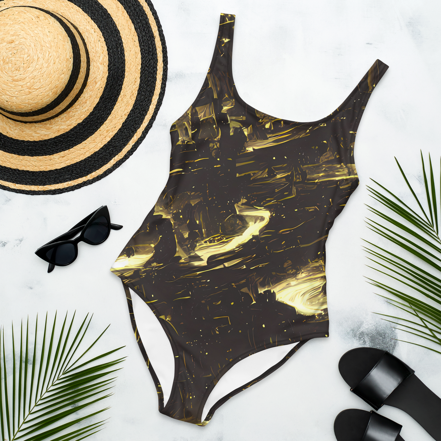 One-Piece Swimsuit - Oceanic Echo