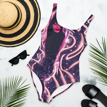 One-Piece Swimsuit - Stardust Siren