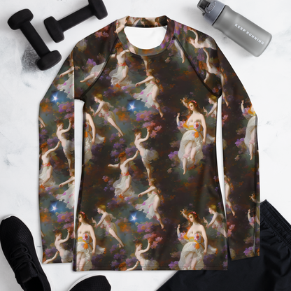 Women's Rash Guard - Winterhalter Whimsy