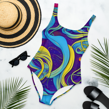 One-Piece Swimsuit - Stellar Swirls