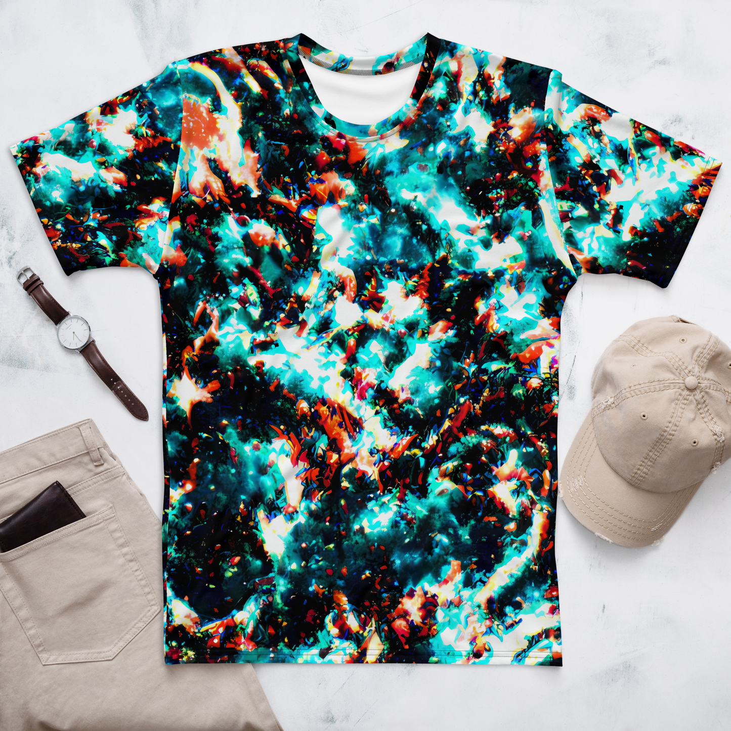 Men's Crew Neck T-Shirt - Whirlpool Dream