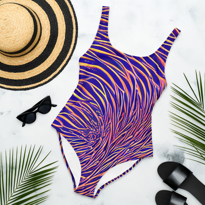 One-Piece Swimsuit - Vortex Strands