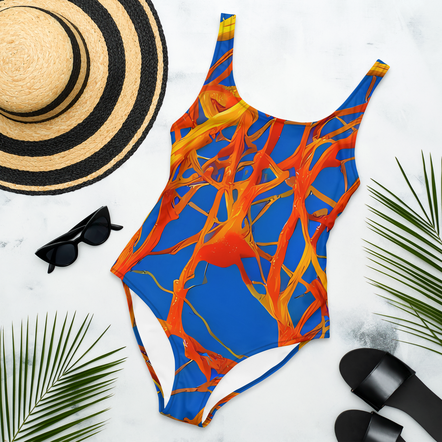 One-Piece Swimsuit - Vivid Plexus