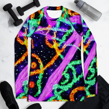 Women's Rash Guard - Enckell's Nebula