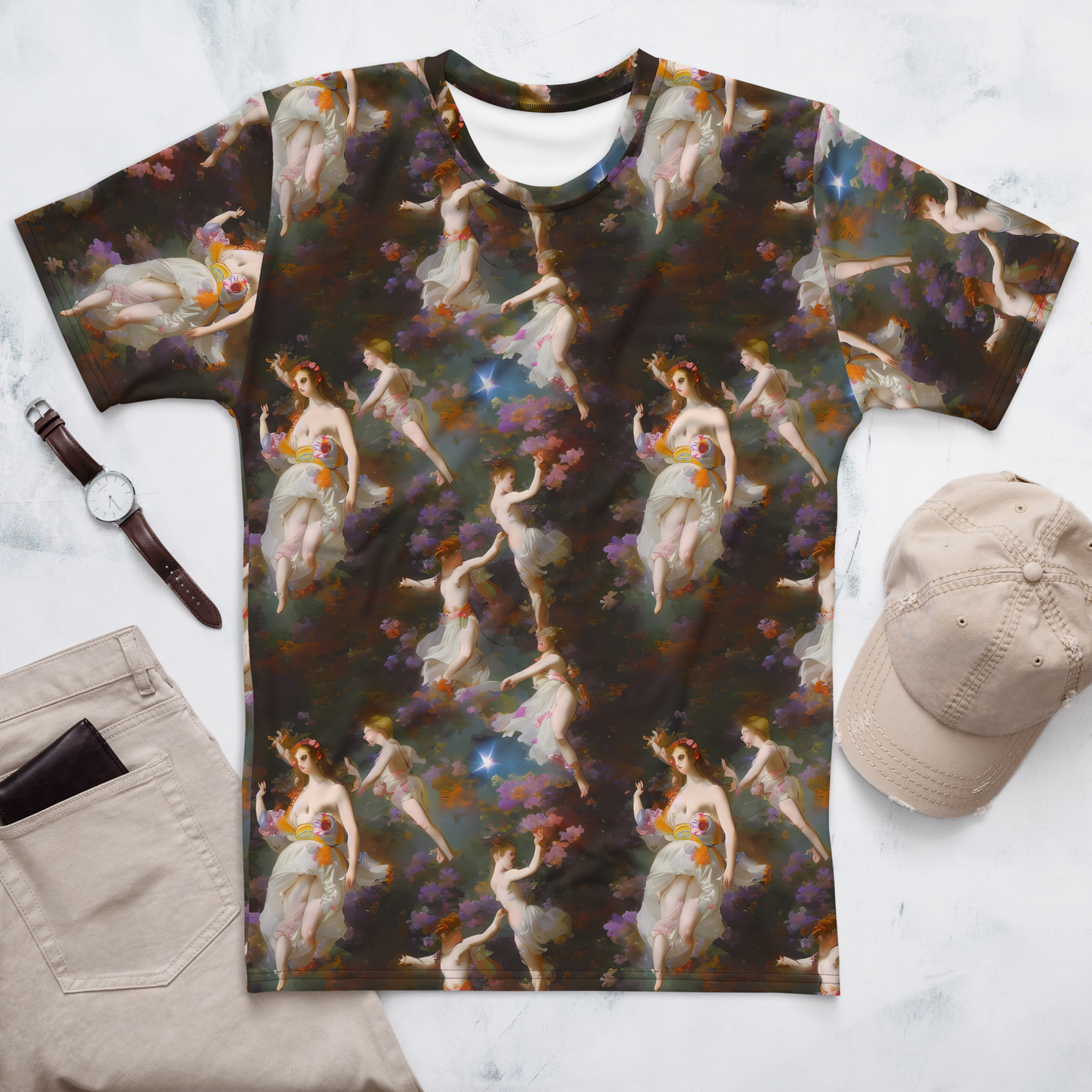 Men's Crew Neck T-Shirt - Winterhalter Whimsy