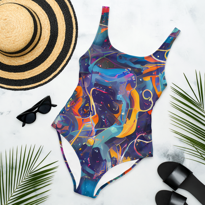 One-Piece Swimsuit - Brown's Chaos