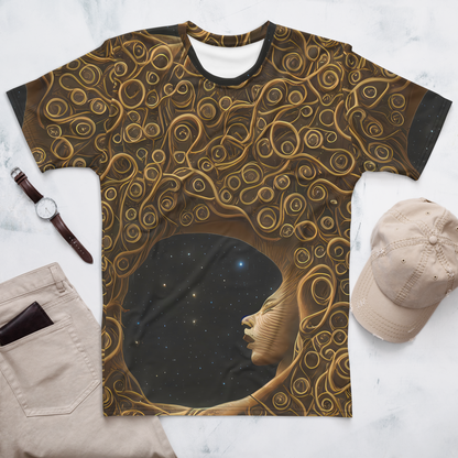 Men's Crew Neck T-Shirt - Ethereal Coils