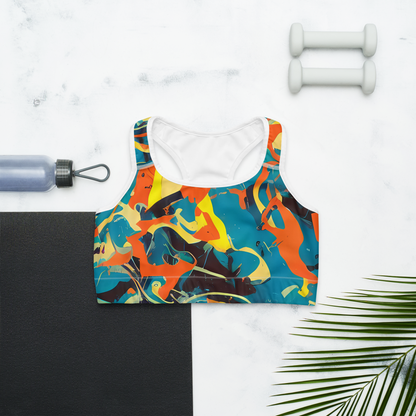 Sports Bra - Abstract Tango